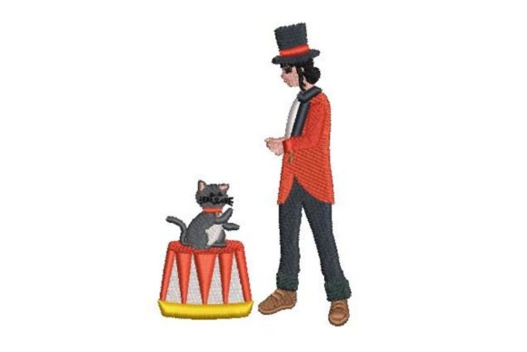 Circus Trainer with Cat