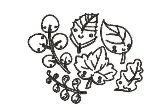 Leaf Digital Stamps