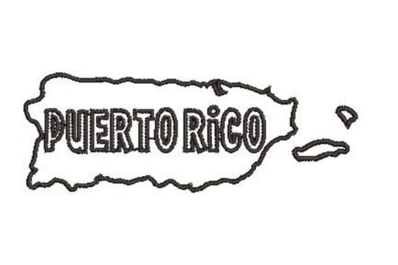 Puerto Rico Outline