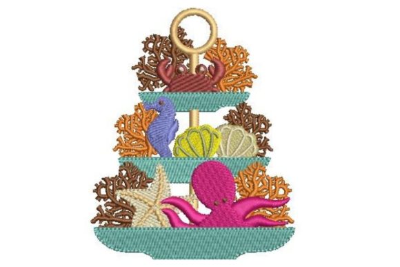 Summer Tiered Tray